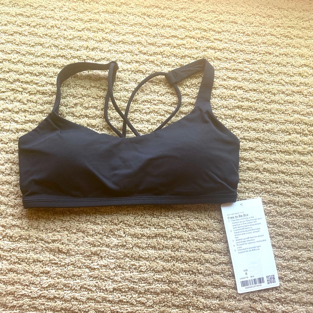 Lululemon Free to Be Bra in Black